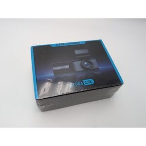 3‎ Channel Dash Cam, 2.5K Dash Camera Front and Dual 1080P Inside/Rear Black New